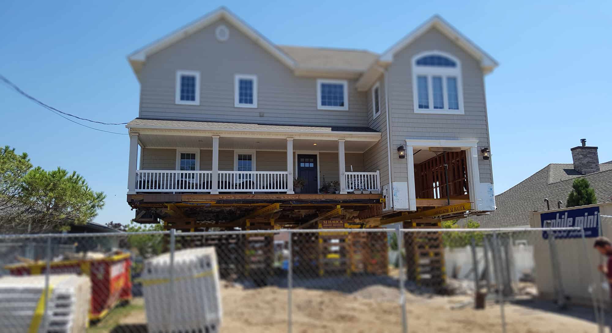 House lifting project in Wildwood NJ